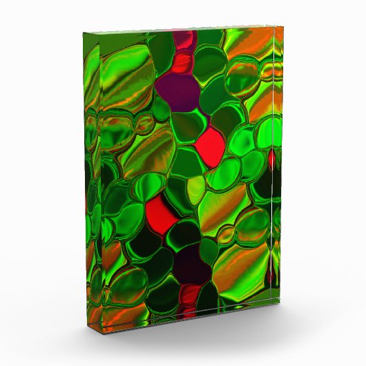 Halfcirkels en afgeronde vormen, kleurrijk. fotoblokken (Links)