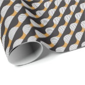 Halfcirkels en stippen, geometrisch patroon. cadeaupapier (Rol Hoek)