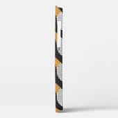 Halfcirkels en stippen, geometrisch patroon. Case-Mate iPhone case (Achterkant / Links)
