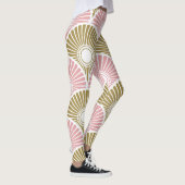 Halfcirkelvormig patroon van messing en roze leggings (Rechts)