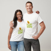 halfdate_logo_color02, vraag me over t-shirt (Unisex)