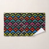 Halfdiamant vervagen bad handdoek (Handdoek)