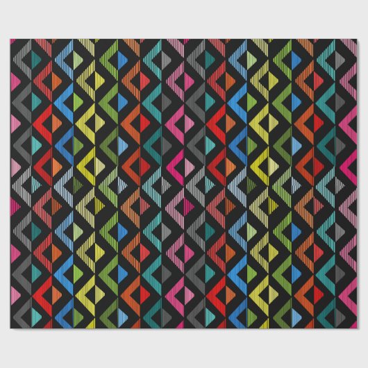 Halfdiamant vervagen cadeaupapier (Vlak)