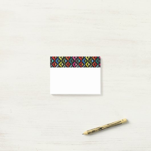 Halfdiamant vervagen post-it® notes (Op bureau)