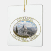 Halfdome in Yosemite National Park in Californië Keramisch Ornament (Links)