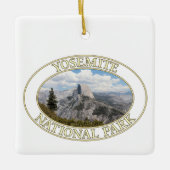 Halfdome in Yosemite National Park in Californië Keramisch Ornament (Voorkant)