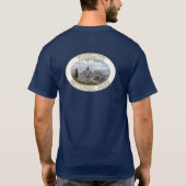 Halfdome in Yosemite National Park in Californië T-shirt (Achterkant)