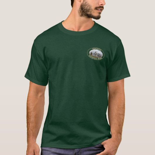 Halfdome in Yosemite National Park in Californië T-shirt (Voorkant)
