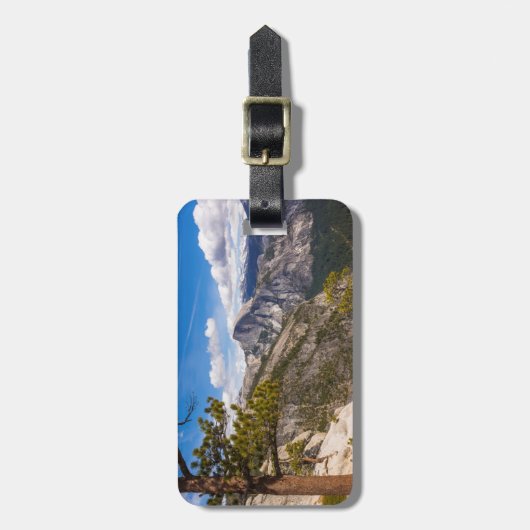 Halfdomen landschap, Californië Bagagelabel (Voorkant verticaal)