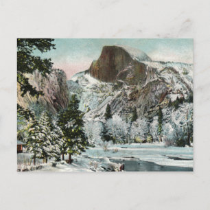 Halfdomen, Yosemite in het  Briefkaart van de wint