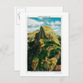 Halfdommen en Cloud Rest van Glacier Point Briefkaart (Voorkant / Achterkant)
