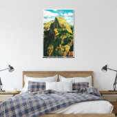 Halfdommen en Cloud Rest van Glacier Point Canvas Afdruk (Insitu (Slaapkamer))