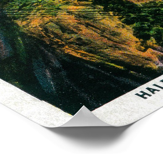 Halfdommen en Cloud Rest van Glacier Point Poster (Hoek)