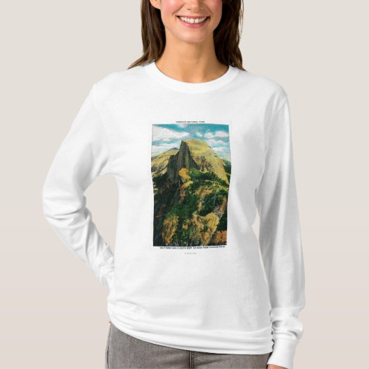 Halfdommen en Cloud Rest van Glacier Point T-shirt (Voorkant)