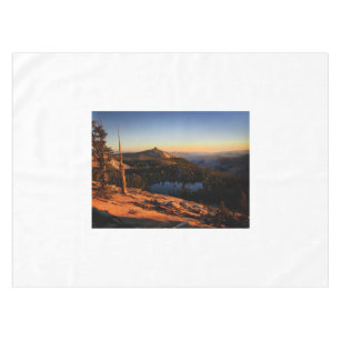 Halfdommen en wolken Rest op zonsondergang - Yosem Tafelkleed