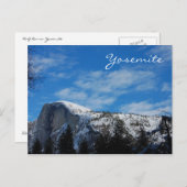 Halfdommen in de winter briefkaart (Voorkant / Achterkant)