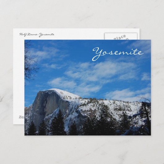 Halfdommen in de winter briefkaart (Voorkant / Achterkant)