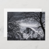 Halfdommen in de winter | Yosemite Valley Briefkaart (Voorkant / Achterkant)