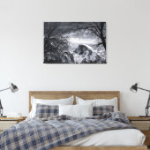 Halfdommen in de winter | Yosemite Valley Canvas Afdruk (Insitu (Slaapkamer))