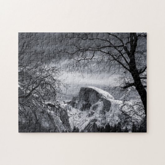 Halfdommen in de winter | Yosemite Valley Legpuzzel (Horizontaal)