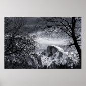 Halfdommen in de winter | Yosemite Valley Poster (Voorkant)