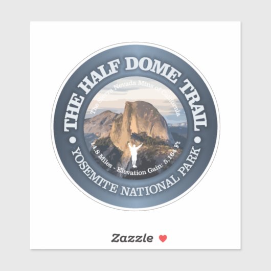 Halfdomspoor Sticker (Vel)