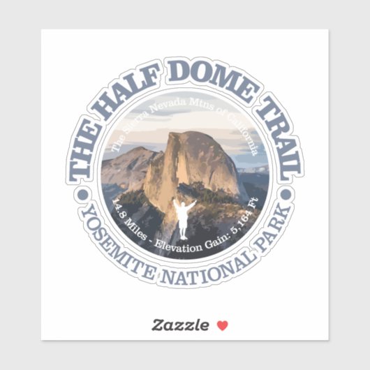 Halfdomspoor Sticker (Vel)