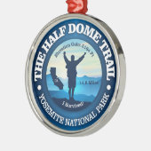 Halfdoolspoor (wandelend) metalen ornament (Links)