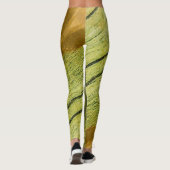 Halfedelsteen steen textuur structuur leggings (Achterkant)