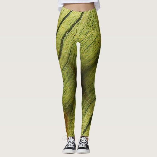 Halfedelsteen steen textuur structuur leggings (Voorkant)
