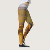 Halfedelsteen steen textuur structuur leggings (Rechts)