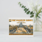 Halfeeuwfeest van Kansas. Staat huis grond. Briefkaart (Staand voorkant)