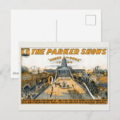 Halfeeuwfeest van Kansas. Staat huis grond. Briefkaart (Voorkant / Achterkant)