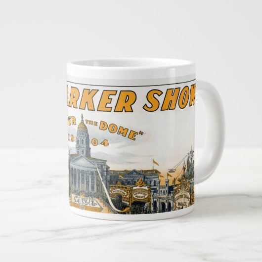 Halfeeuwfeest van Kansas. Staat huis grond. Grote Koffiekop (Voorkant rechts)