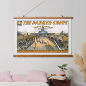 Halfeeuwfeest van Kansas. Staat huis grond. Hangend Wandkleed (Slaapkamer)