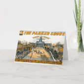 Halfeeuwfeest van Kansas. Staat huis grond. Kaart (Voorkant)