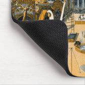 Halfeeuwfeest van Kansas. Staat huis grond. Muismat (Hoek)