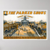 Halfeeuwfeest van Kansas. Staat huis grond. Poster (Voorkant)