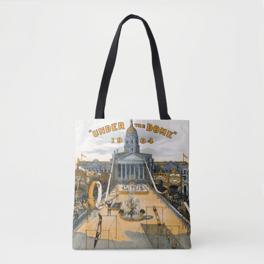 Halfeeuwfeest van Kansas. Staat huis grond. Tote Bag (Voorkant)