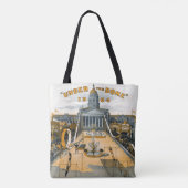 Halfeeuwfeest van Kansas. Staat huis grond. Tote Bag (Achterkant)