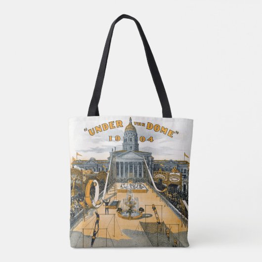Halfeeuwfeest van Kansas. Staat huis grond. Tote Bag (Achterkant)