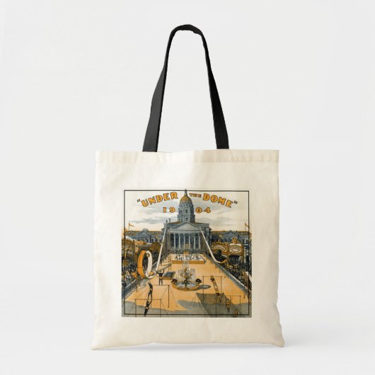 Halfeeuwfeest van Kansas. Staat huis grond. Tote Bag (Voorkant)