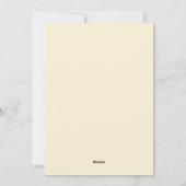 Halfeeuwse moderne kerstavond in de Retro Feestdagenkaart (Achterkant)