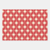 Halfeeuwse moderne kerstavond in de Retro Inpakpapier Vel (Voorkant 2)