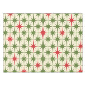 Halfeeuwse moderne kerstavond in de Retro Tafelkleed (Voorkant (Horizontaal))