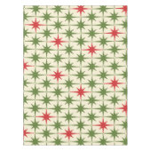 Halfeeuwse moderne kerstavond in de Retro Tafelkleed (Voorkant)