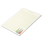 Halfeeuwse moderne kerstbomen, geboord notitieblok (Schuin)