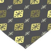 Halfeeuwse Starbursts Diamonds Black Yellow Korte Tafelloper (Hoek)