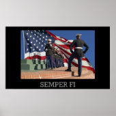 HalfFi - Rifle Squad en flag Poster (Voorkant)