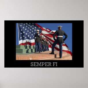 HalfFi - Rifle Squad en flag Poster